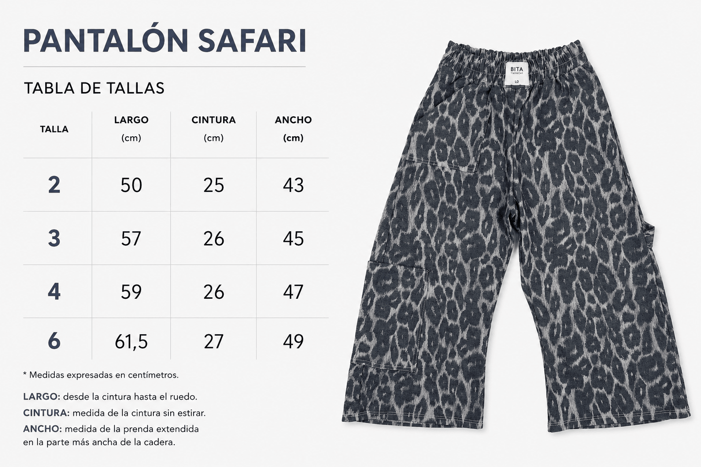 Pantalon Safari BITA - Bita Tinywear