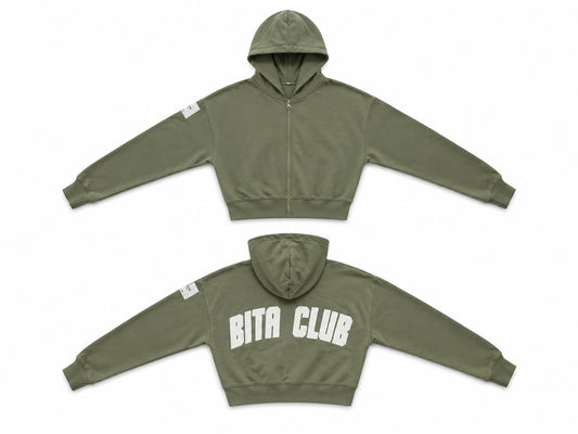 ✨ Polerón BITA CLUB Verde - Bita Tinywear
