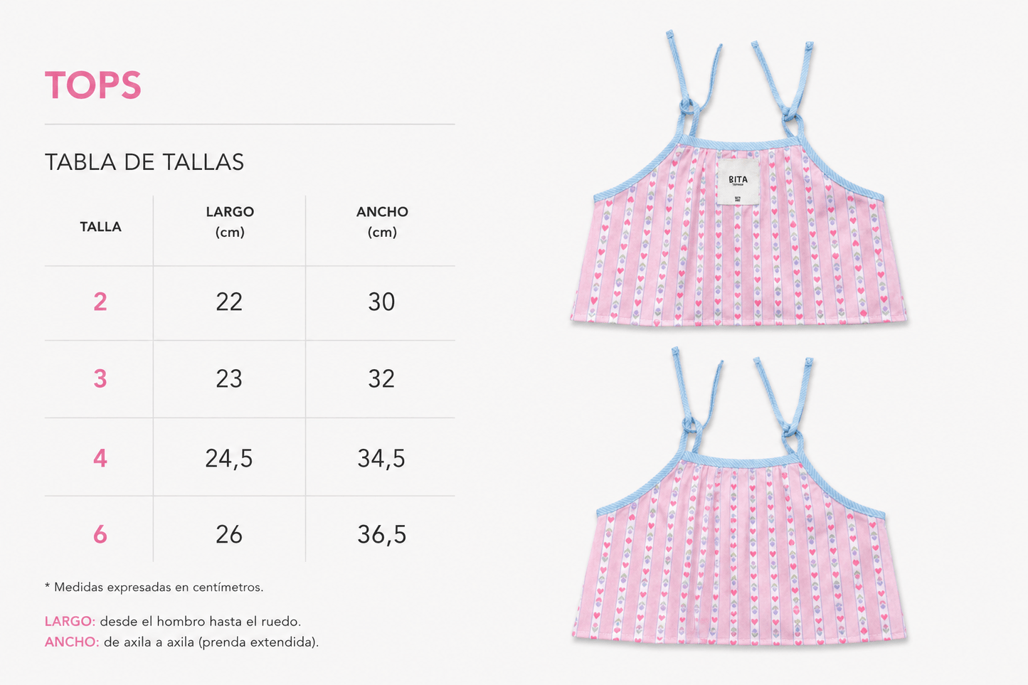 Top Tiny Vichy 🍒 - Bita Tinywear