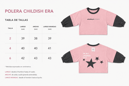 Childish era. Manga larga - Bita Tinywear