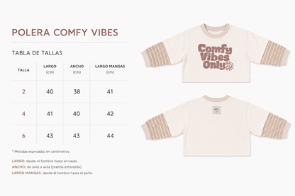 Comfy Vibes - Manga larga - Bita Tinywear