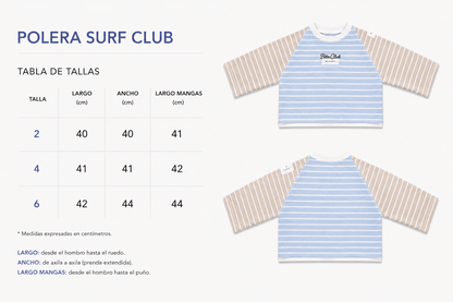Polera Bita Club Surf - Bita Tinywear